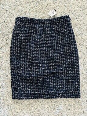J.CREW Women's Navy Blue Pencil Skirt Size 6